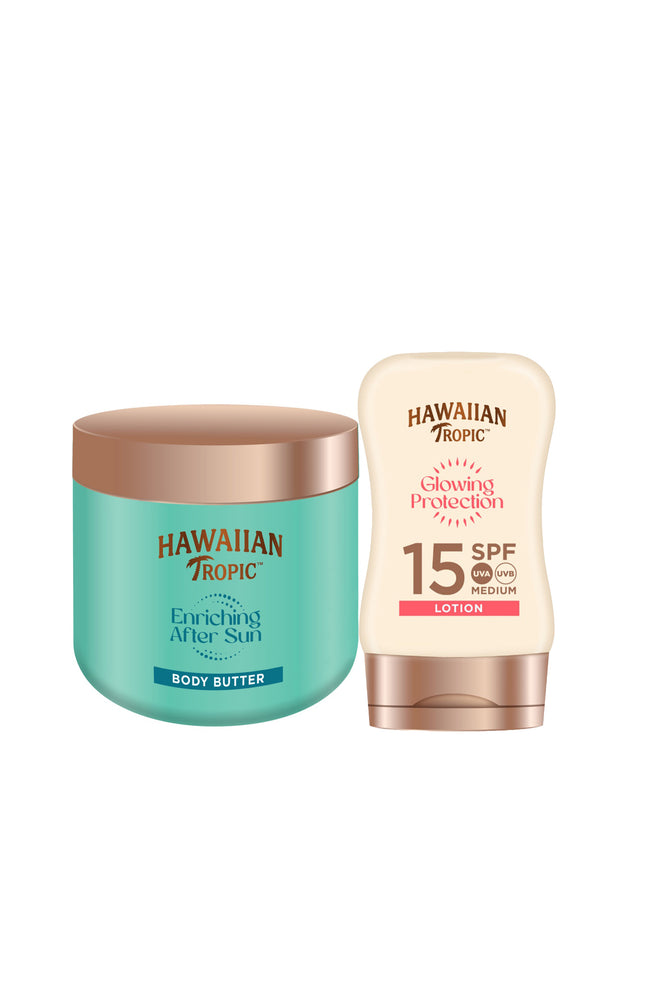 Duo lotion solaire & beurre après soleil - SPF15