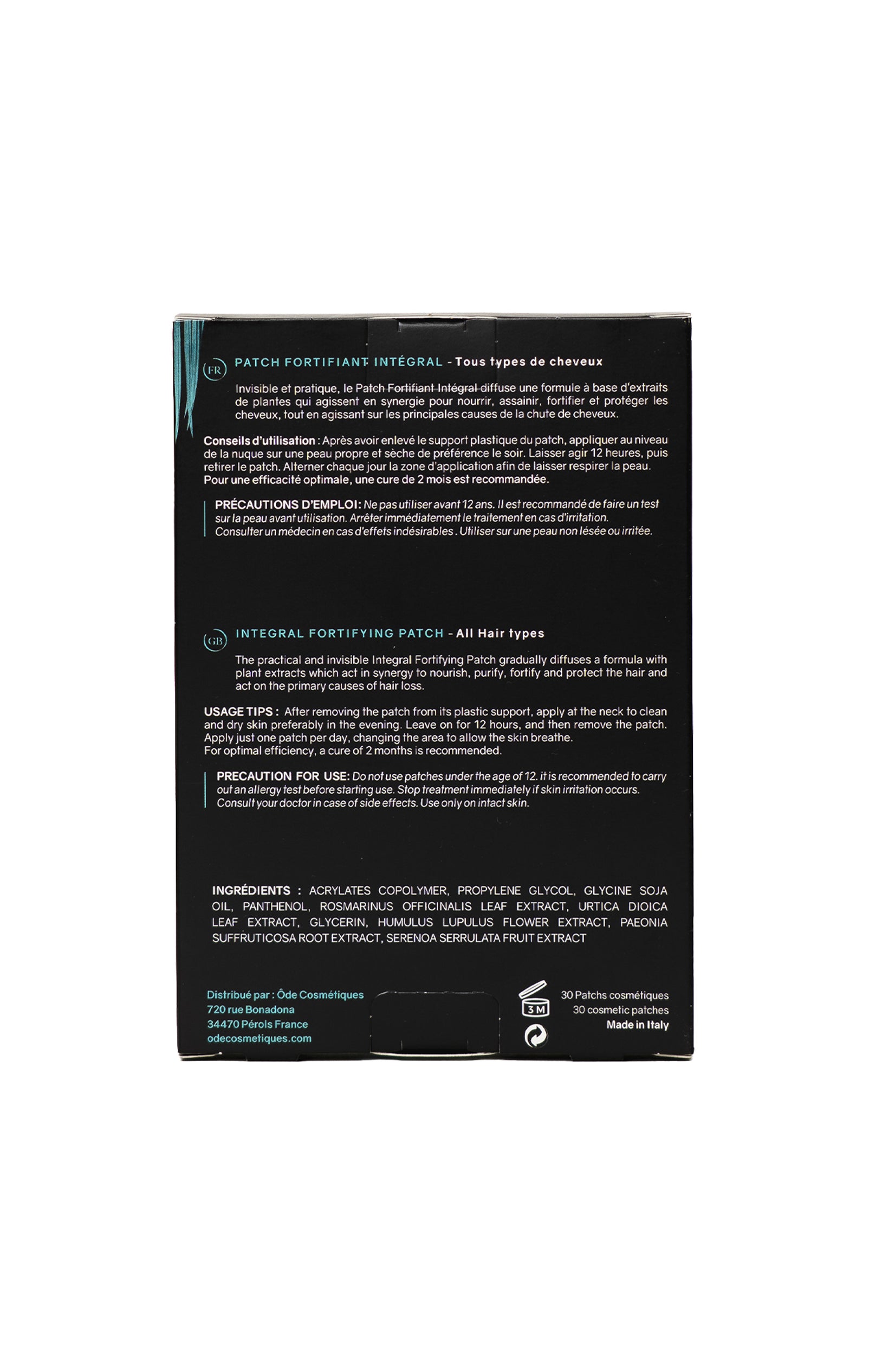 Micro Patchs Anti-Chute Nutri Hair - 3 mois