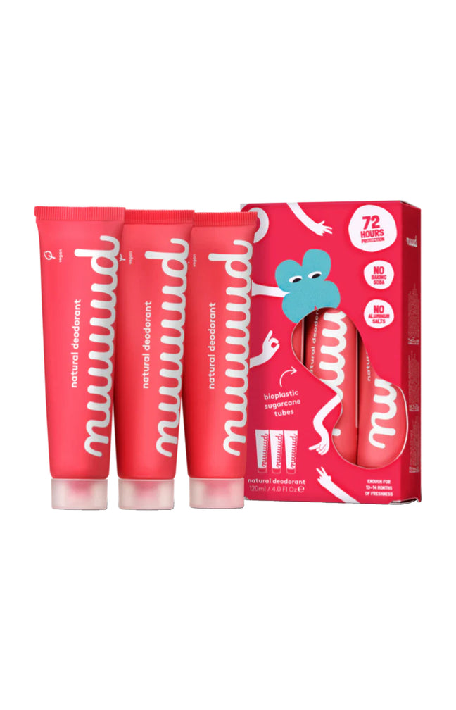 Déodorants crèmes naturels - XXL Pack - 3 x 40 ml