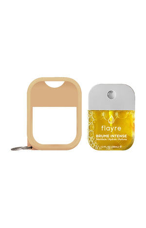 Spray désinfectant mains & étui beige - Vanille ambrée