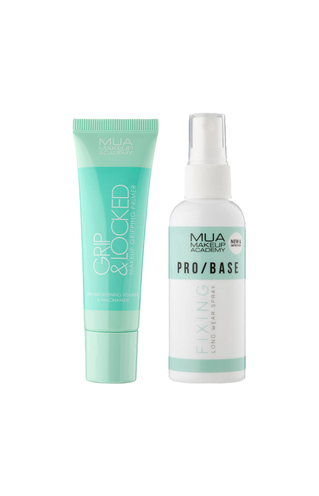 Duo fixation maquillage - Base Grip & spray fixateur