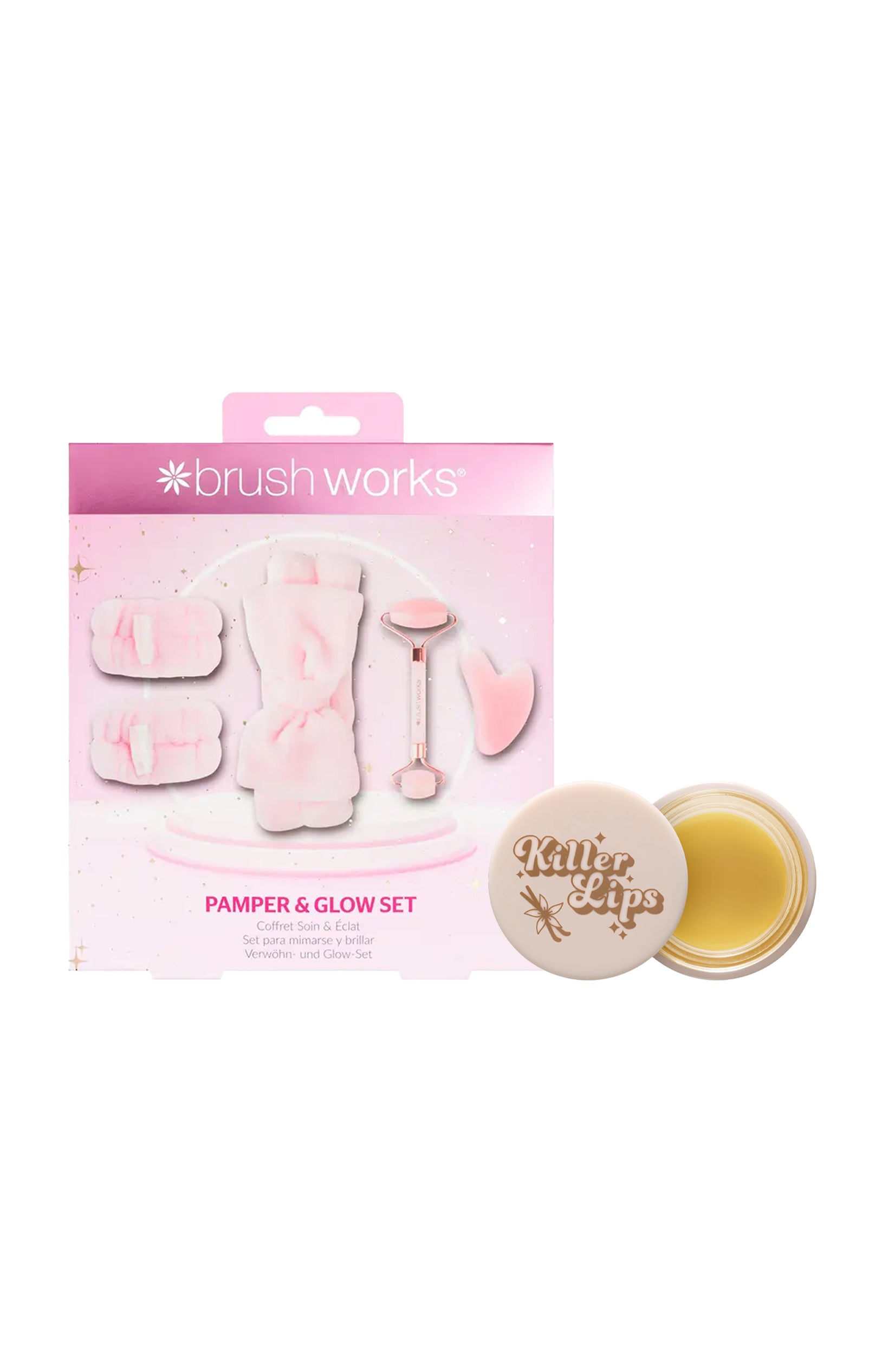 Coffret glow & masque lèvres vanille