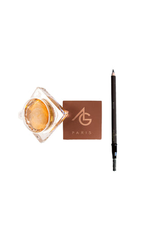 Duo regard - Gel & crayon à sourcils - Brun noir