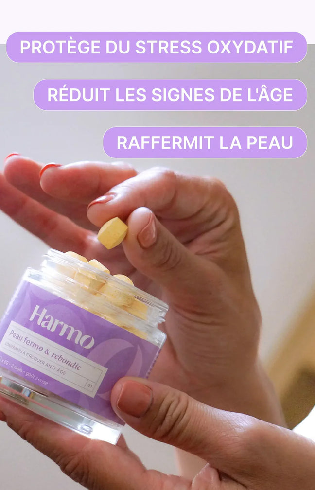Comprimés à croquer anti-âge - Coenzyme Q10 & vitamine C - Cerise - 2 mois
