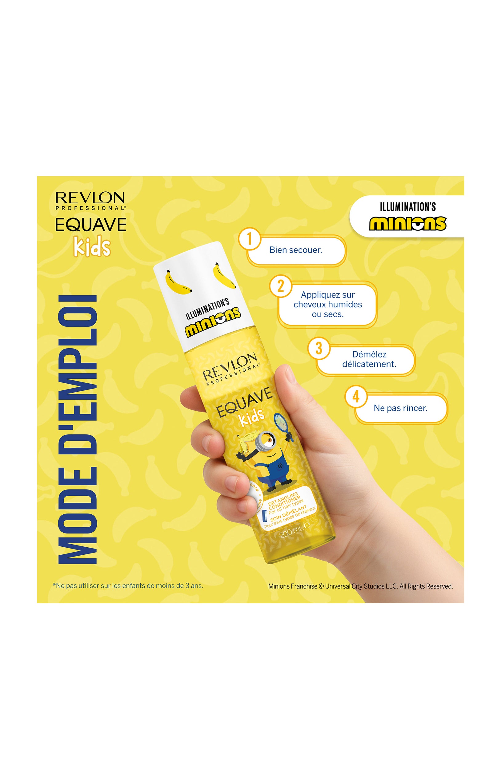 Soin démêlant pour enfants - Equave - Minions
