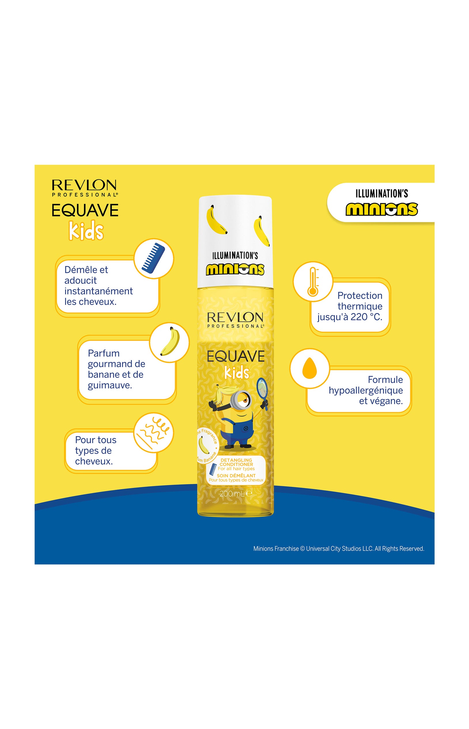 Soin démêlant pour enfants - Equave - Minions