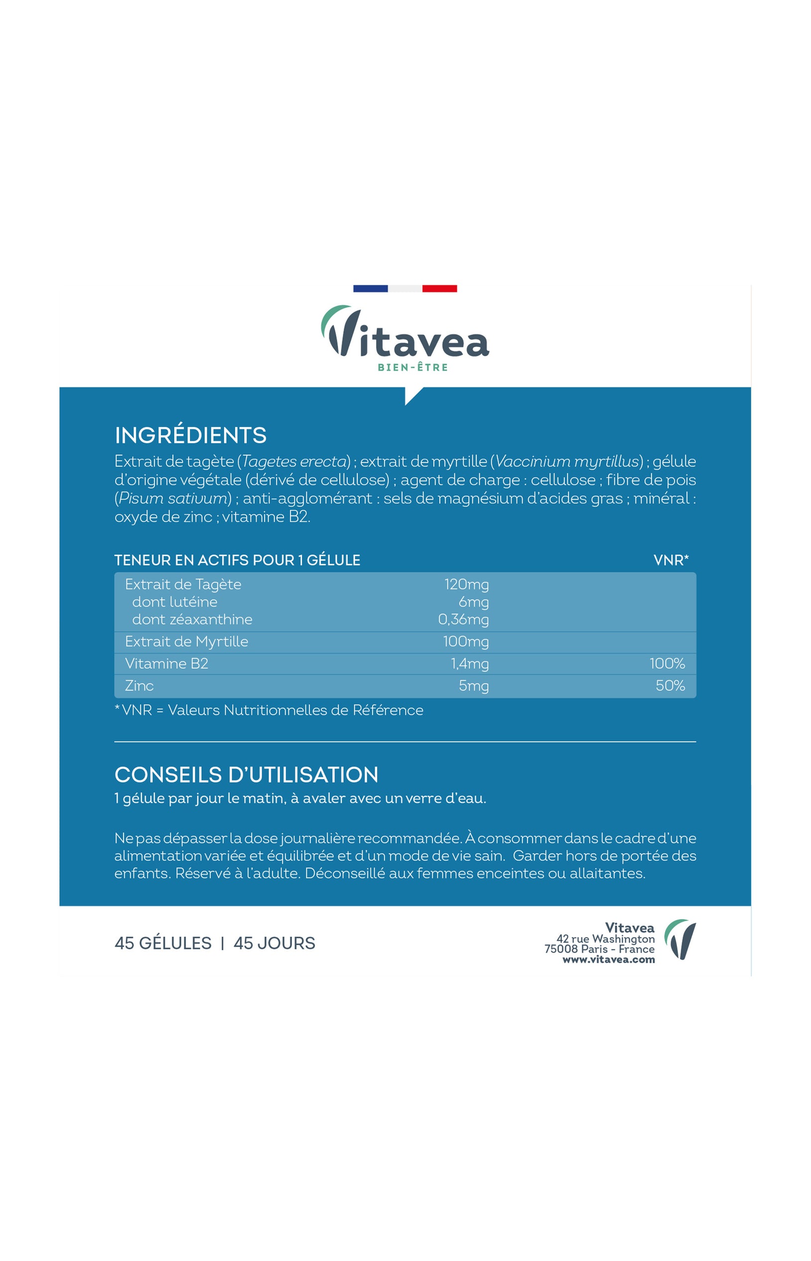 Cure confort oculaire - Zinc & vitamine B2 - 135 jours