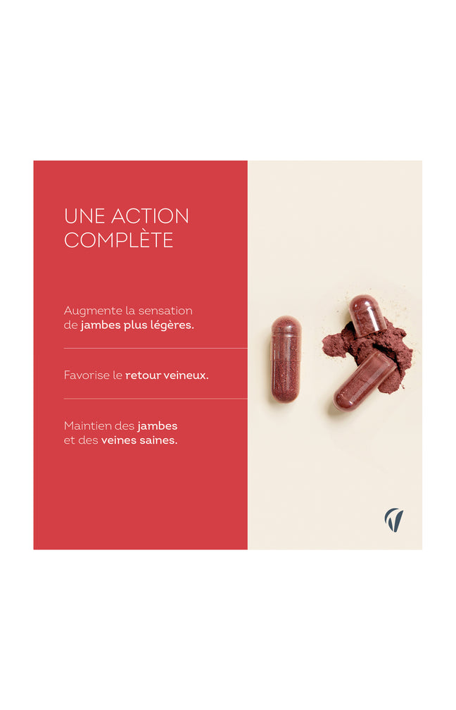 Cure circulation sanguine - Vigne rouge - 4 mois