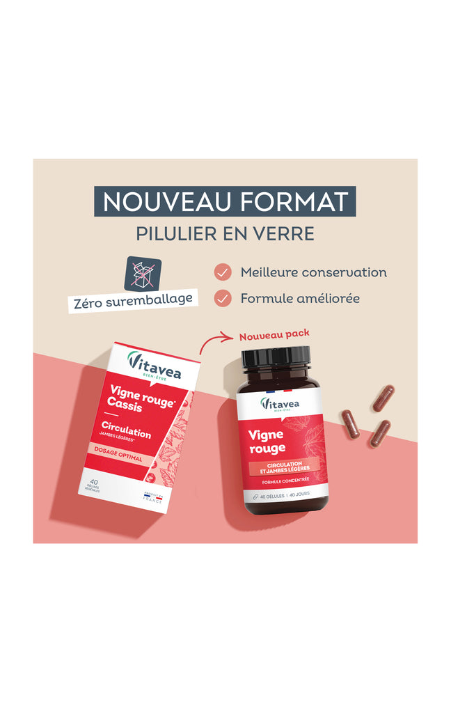 Cure circulation sanguine - Vigne rouge - 40 jours