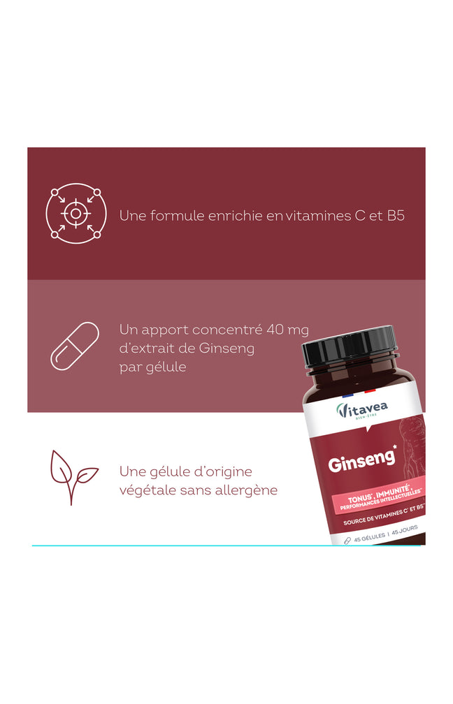 Cure tonus - Ginseng - 45 jours