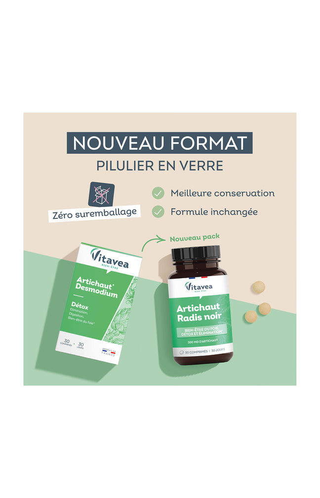 Cure detox foie - Artichaut & radis noir - 3 mois