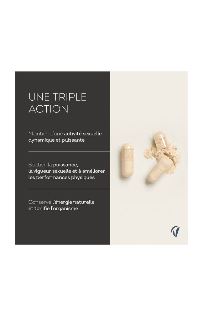 Tonifiant sexuel intense - Maca & gingembre - Homme - 20 jours