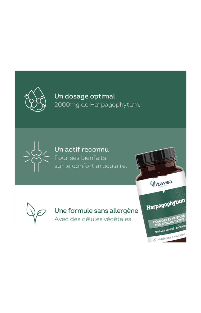 Cure mobilité articulation - Harpagophytum - 45 jours