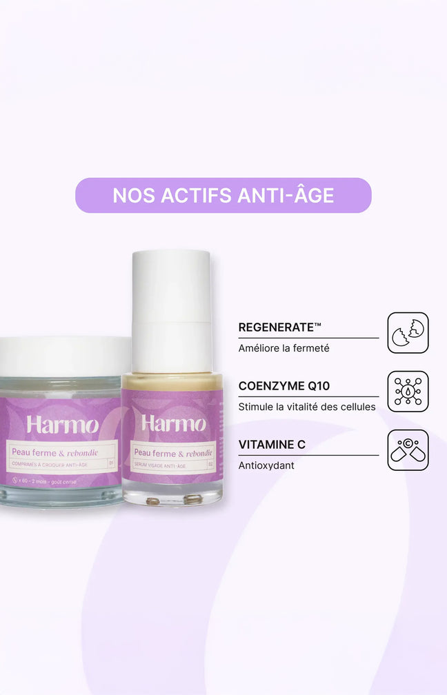 Comprimés à croquer & sérum anti-âge - Coenzyme Q10 & vitamine C