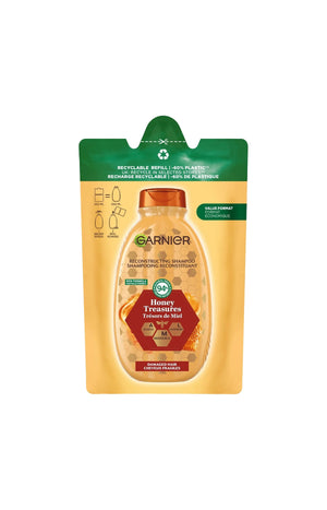 Eco-recharges shampoing reconstituant - Trésors de miel - 2 x 250 ml