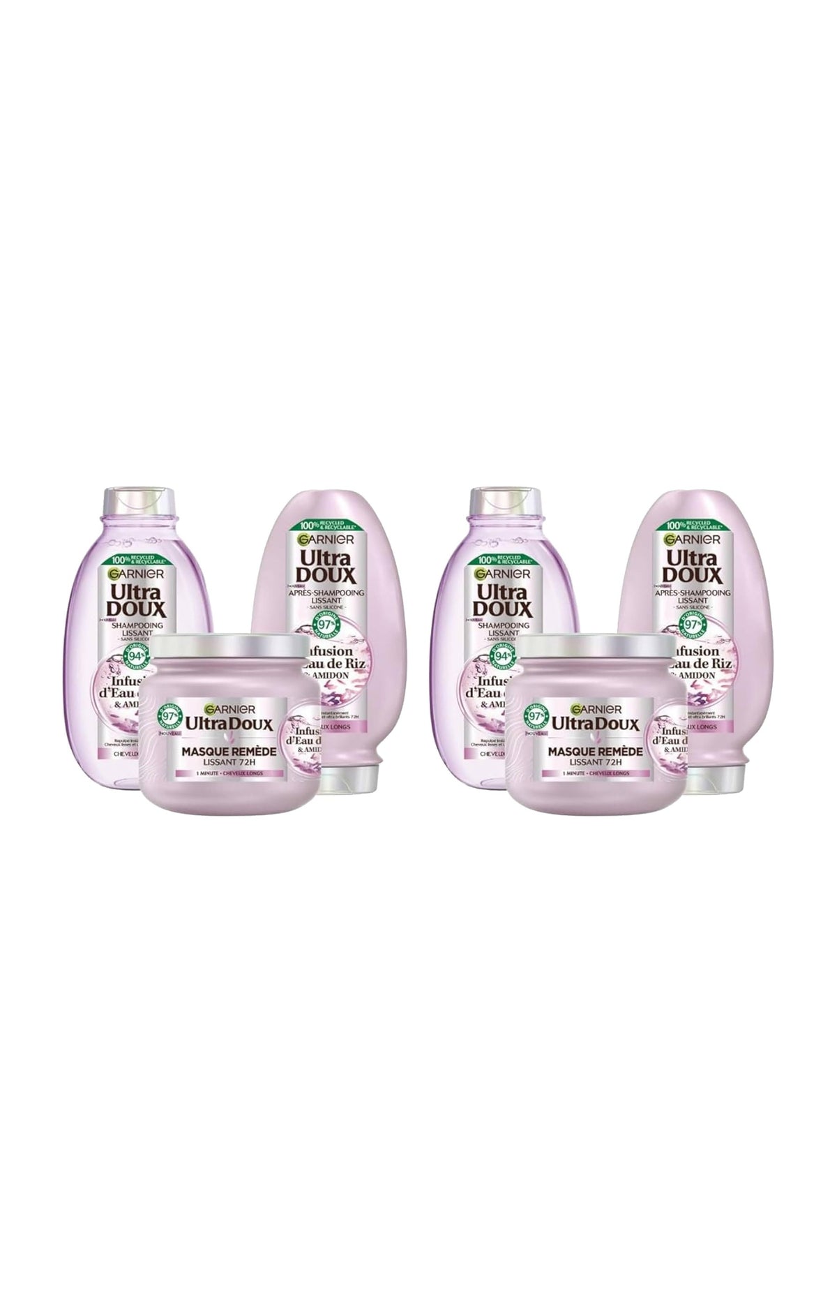 Routine lissante - Eau de riz & amidon - 6 produits
