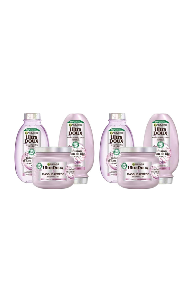 Routine lissante - Eau de riz & amidon - 6 produits