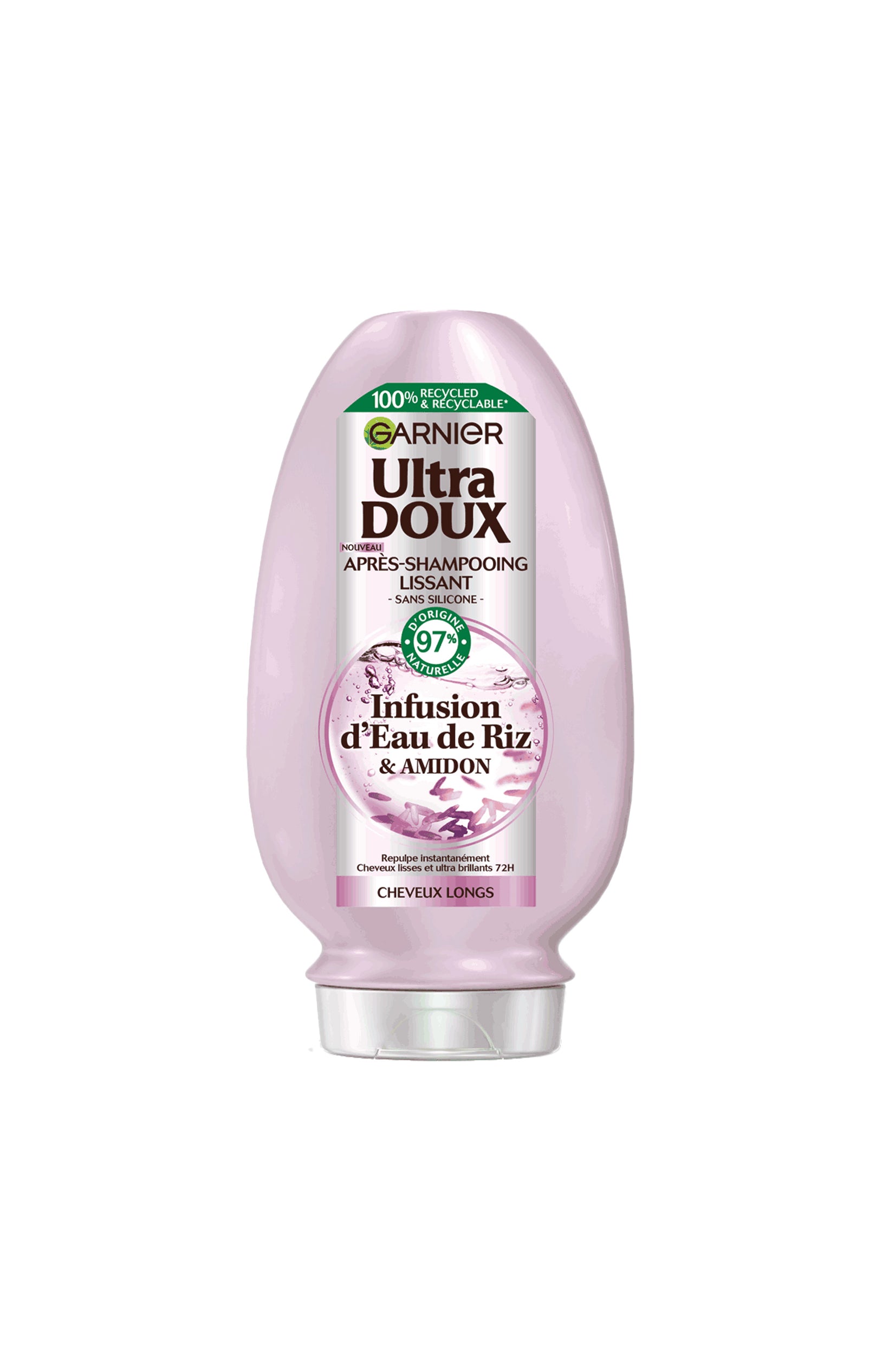 Après-shampoing lissant - Eau de riz & amidon - 200 ml