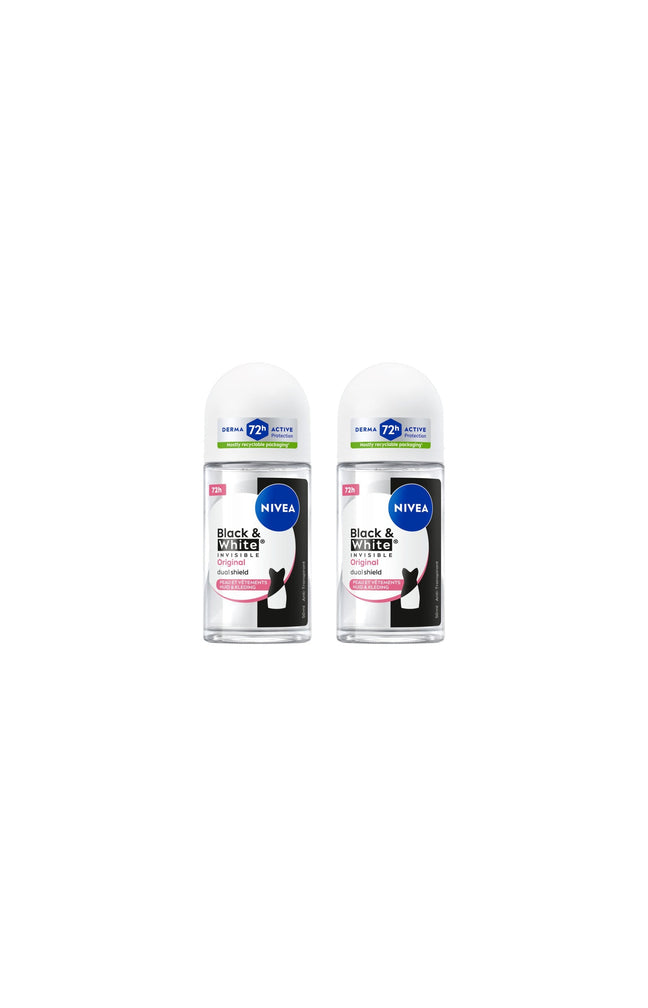 2 déodorants bille anti-transpirants - Black & White Original 72 h - 50 ml