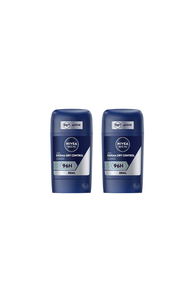 2 déodorants bille anti-transpirants - Dry Control 96 h - Nivea Men - 50 ml