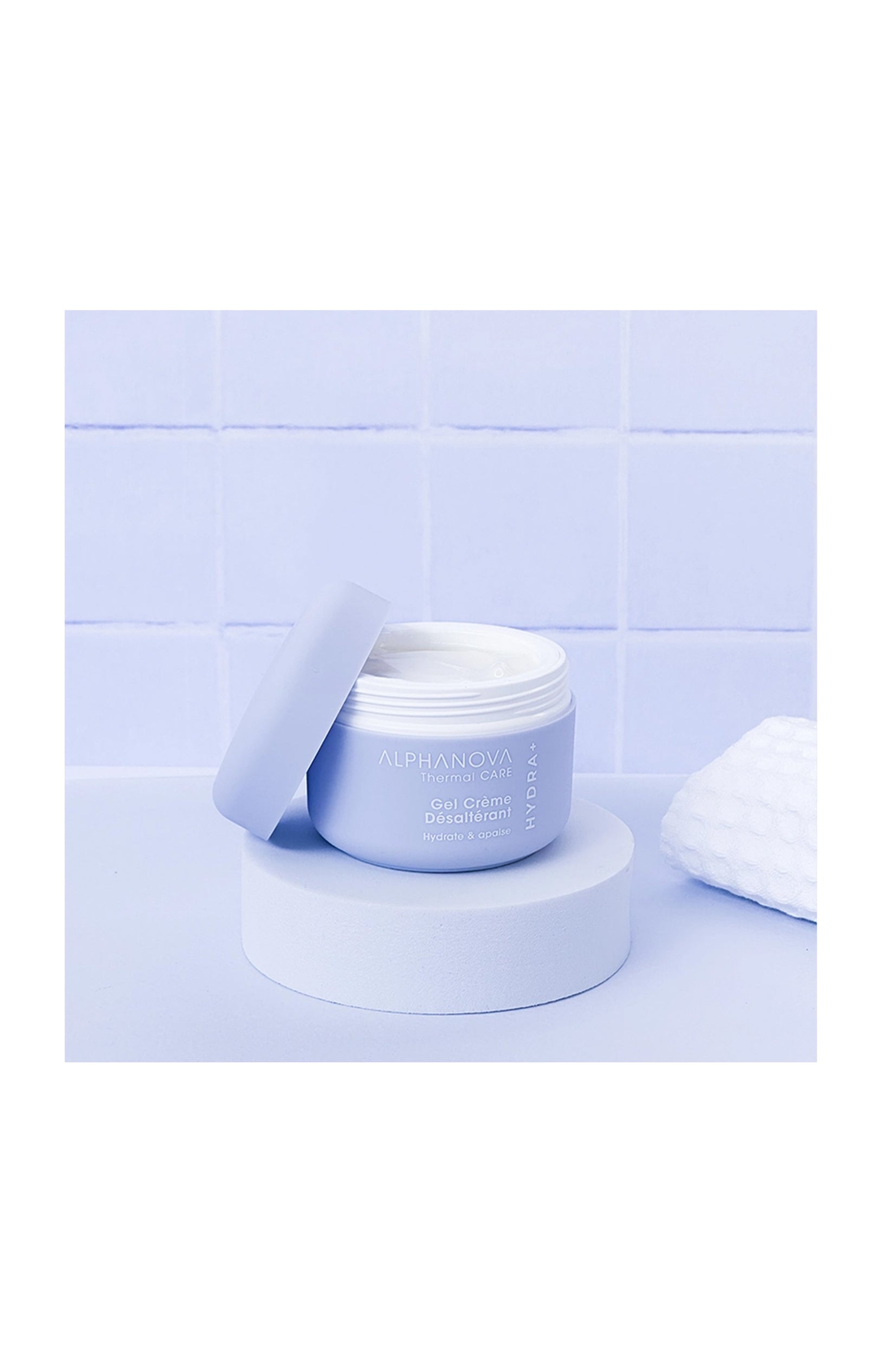 Gel crème désaltérant bio - Hydra+ - Peaux normales à mixtes