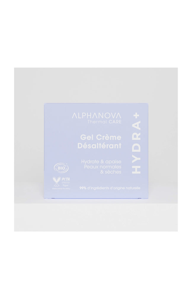 Gel crème désaltérant bio - Hydra+ - Peaux normales à mixtes