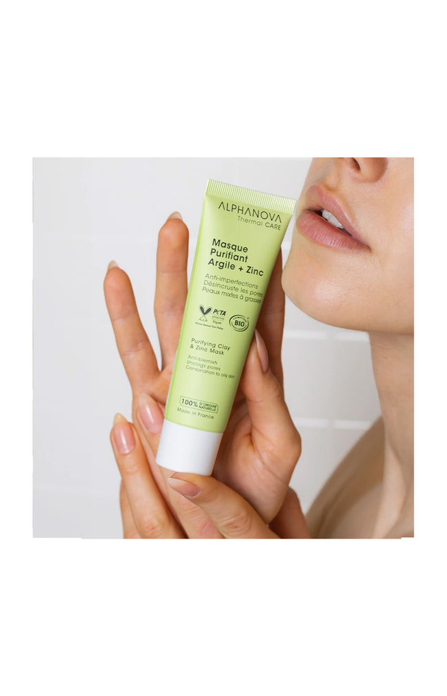 Masque purifiant anti-imperfections bio - Argile & zinc - Visage