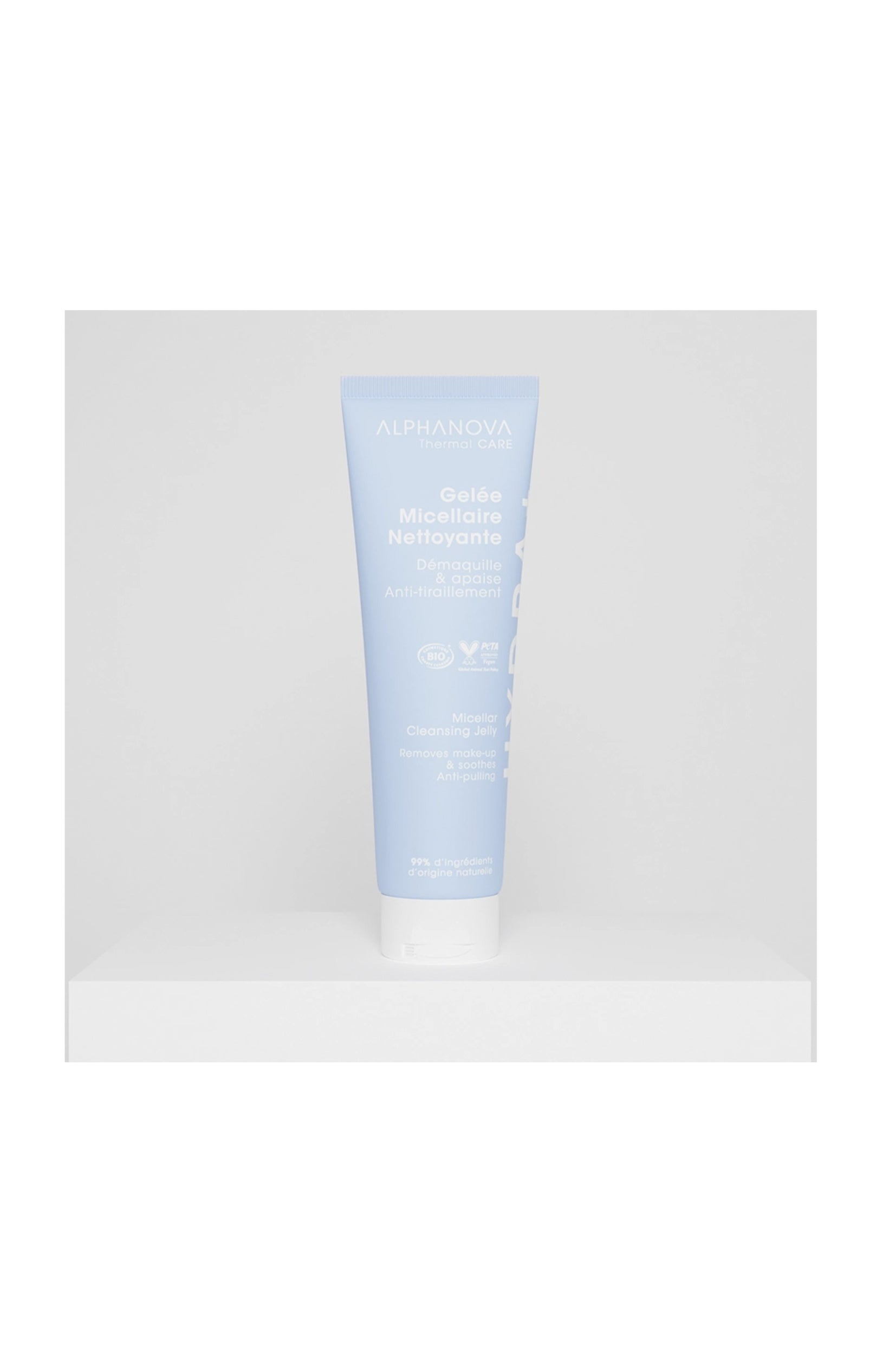 Gelée micellaire nettoyante bio - Aloe Vera & acide hyaluronique - Visage