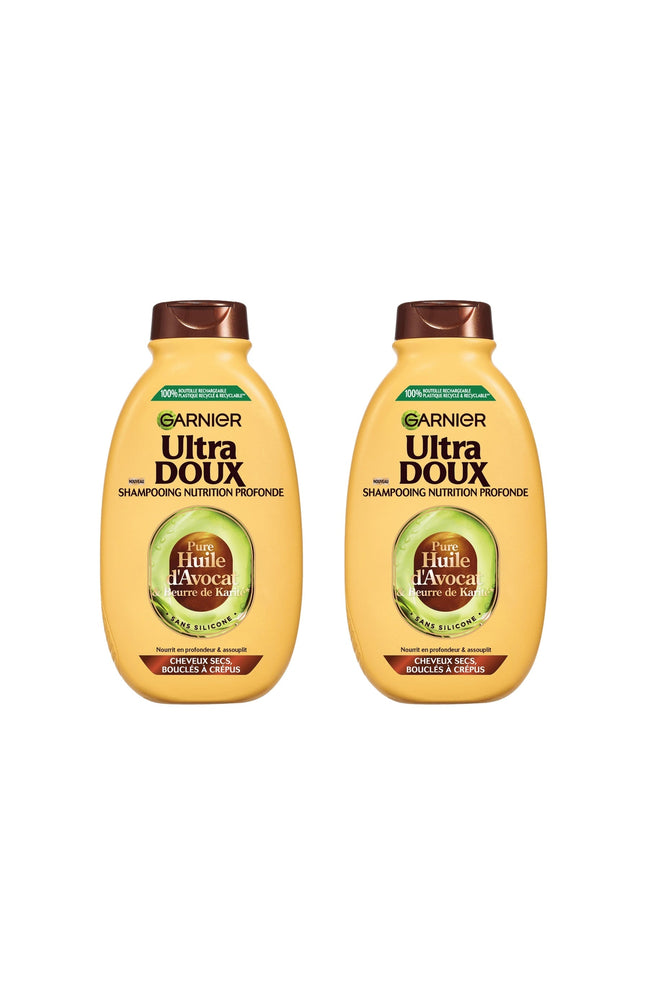 2 shampoings nutrition profonde - Huile d'avocat - 600 ml