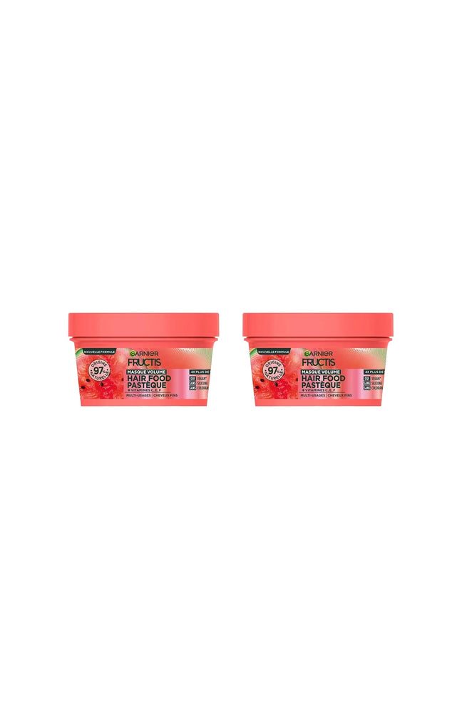 2 masques volumes - Hair Food Pastèque - 320 ml