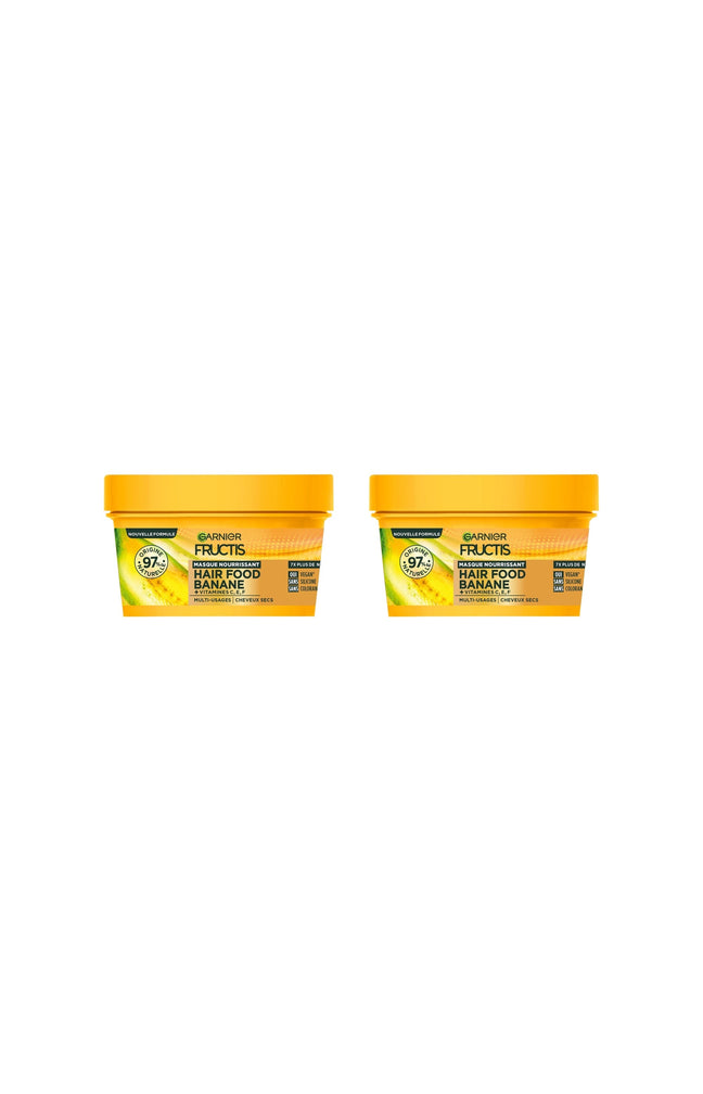2 masques nourrissants - Hair Food Banane - 320 ml