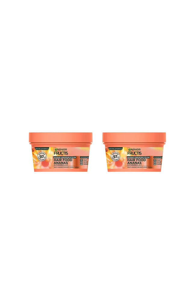 2 masques longueur & glow - Hair Food Ananas - 320 ml