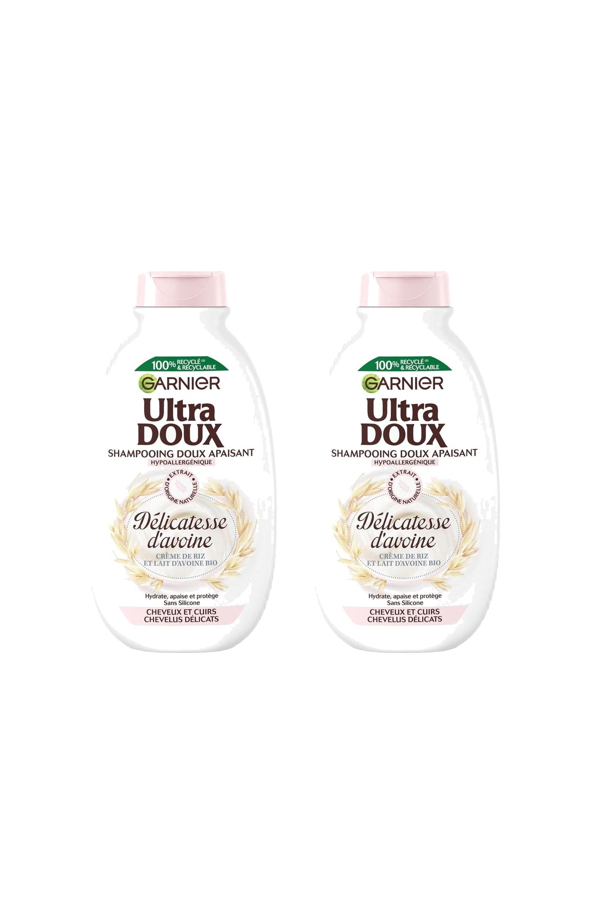2 shampoings apaisants - Délicatesse d'avoine - 300 ml
