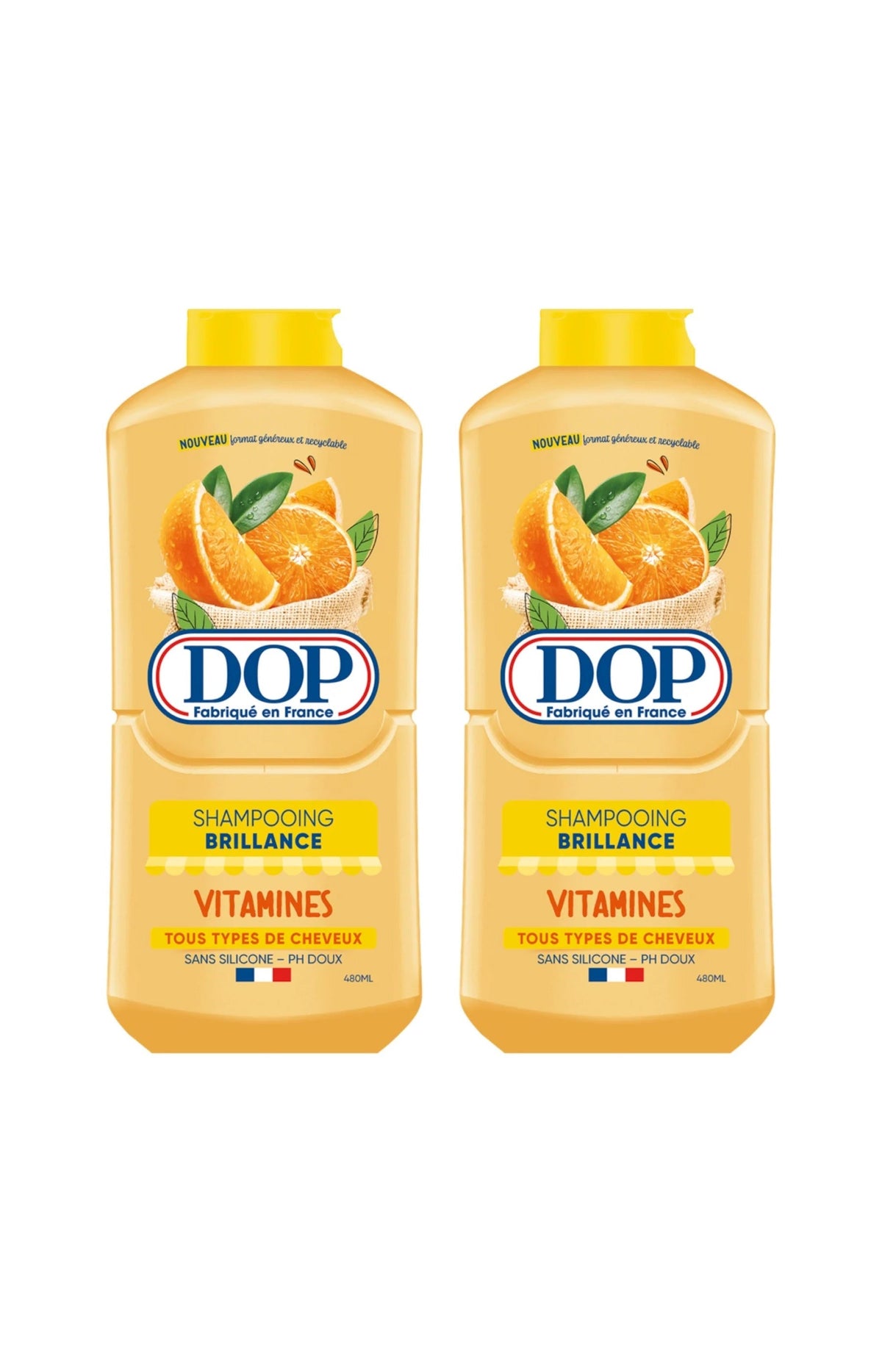 2 shampoings - Vitamines - 480 ml