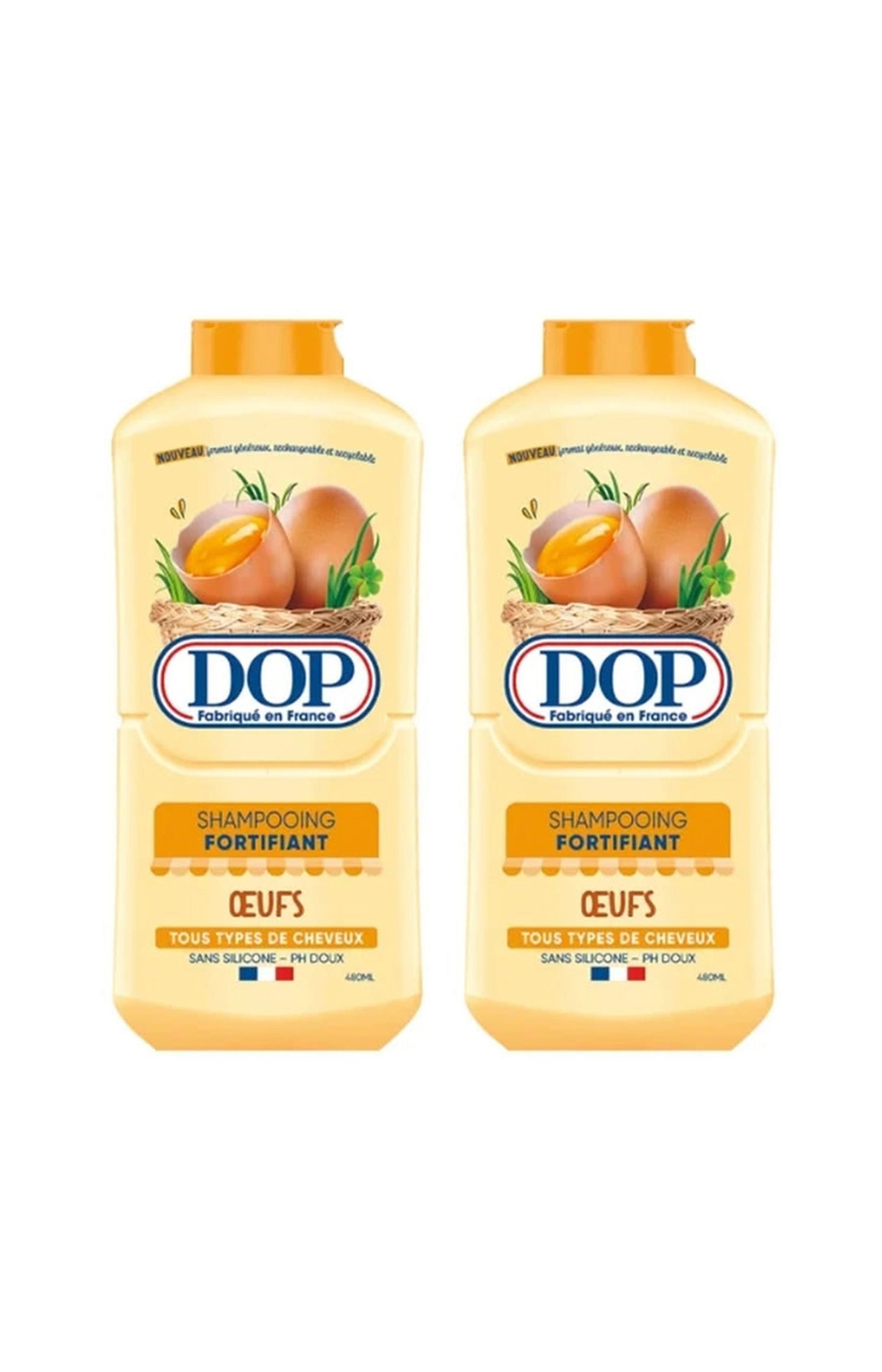 2 shampoings - Œufs - 480 ml
