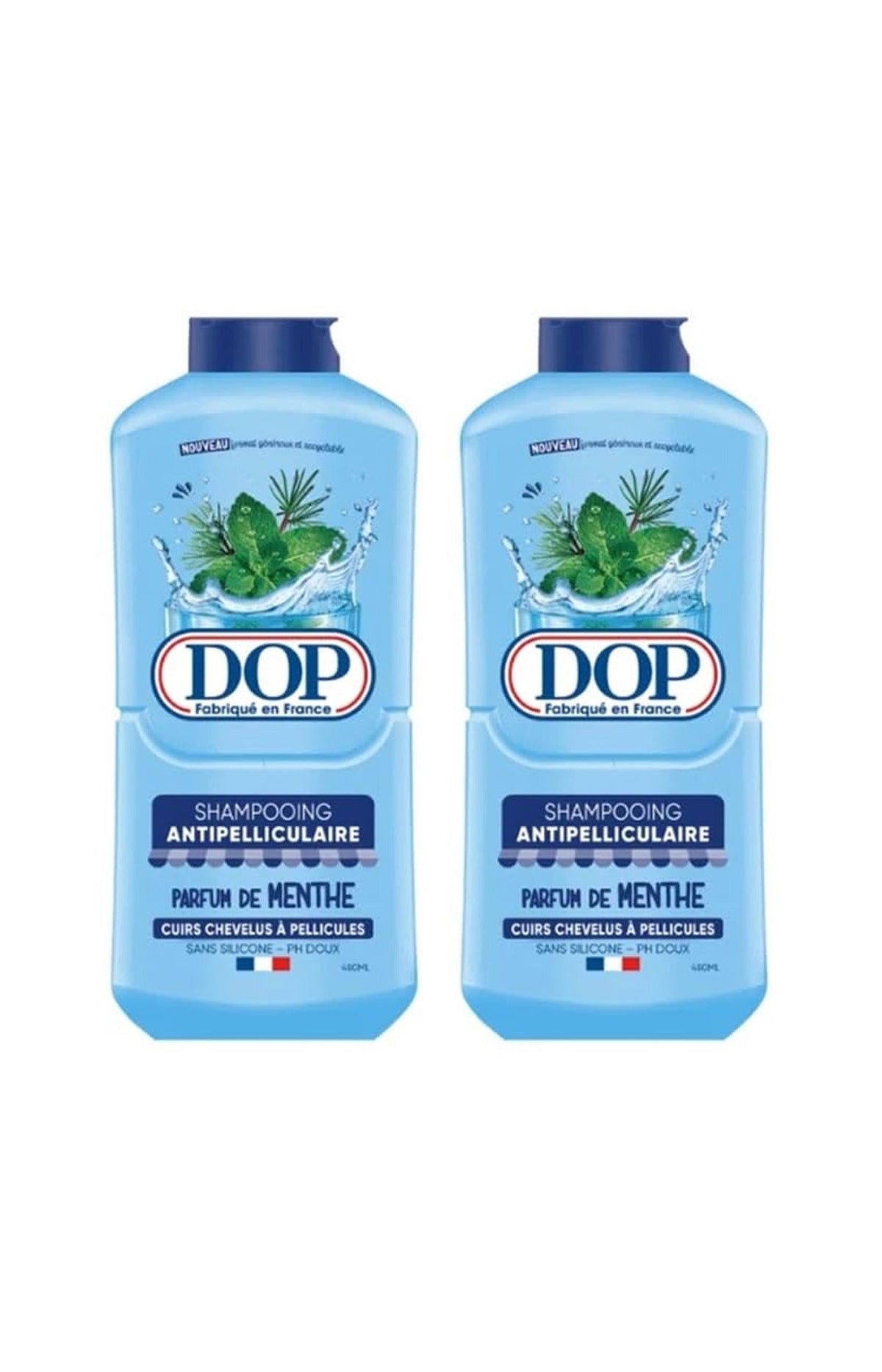 2 shampoings antipelliculaires - Menthe - 480 ml