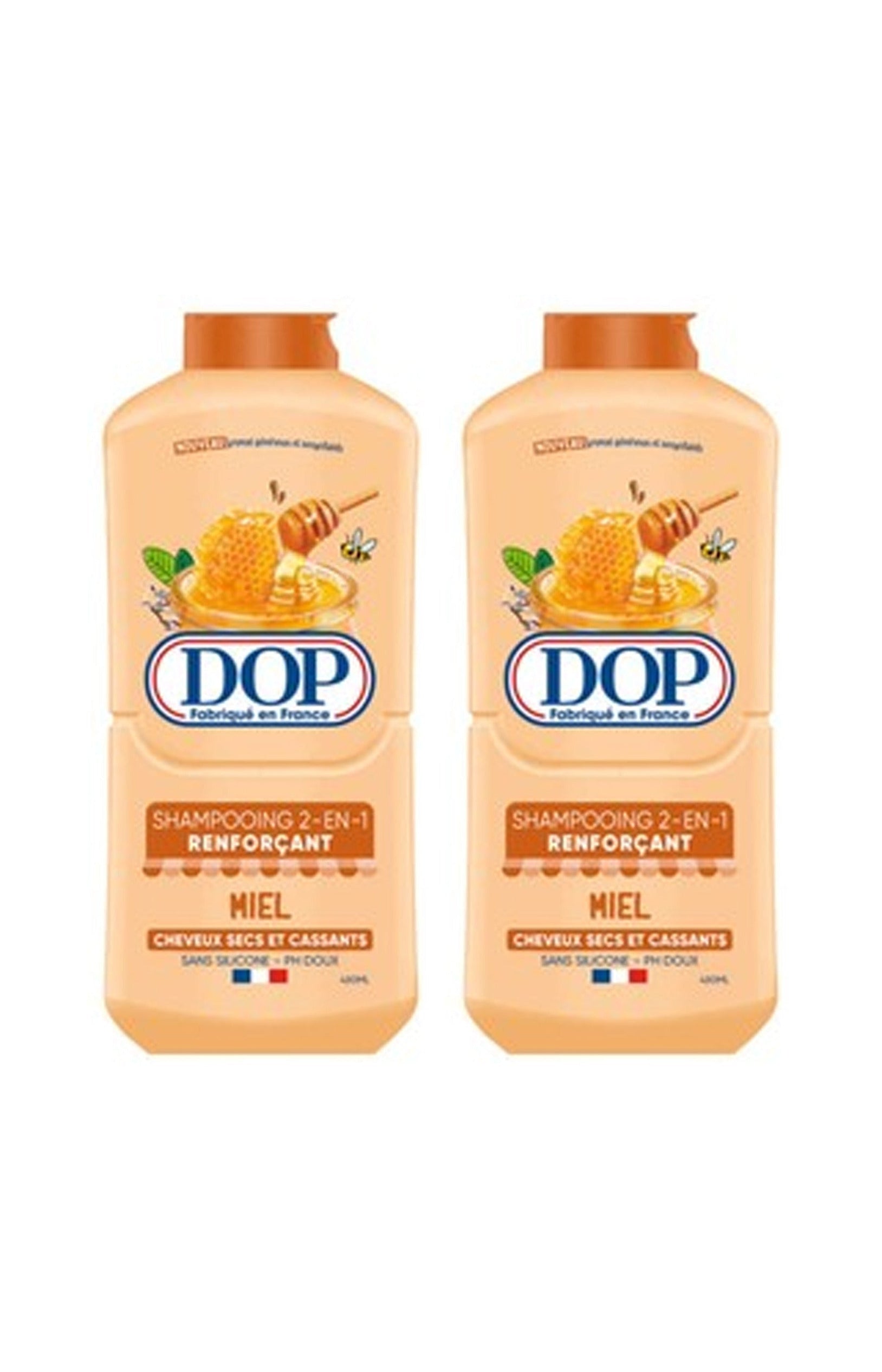 2 shampoings 2-en-1 - Miel - 480 ml