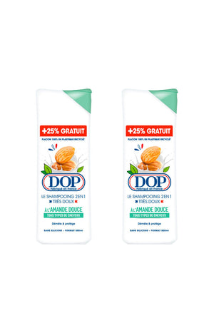 2 shampoings - 2en1 amande - 500 ml