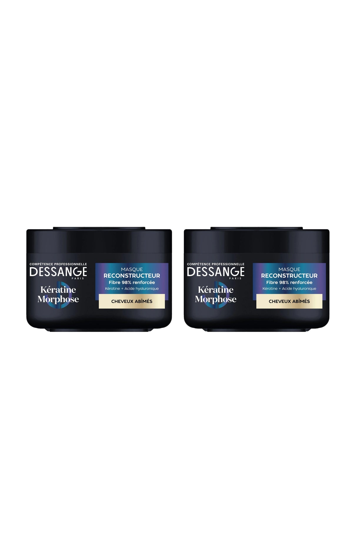 2 masques - reconstructeurs - kératine morphose - 280 ml