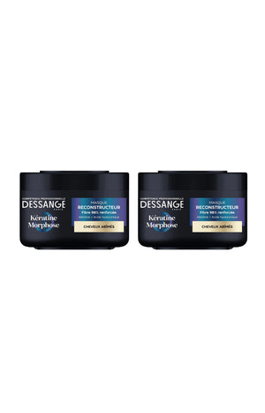 2 masques - reconstructeurs - kératine morphose - 280 ml