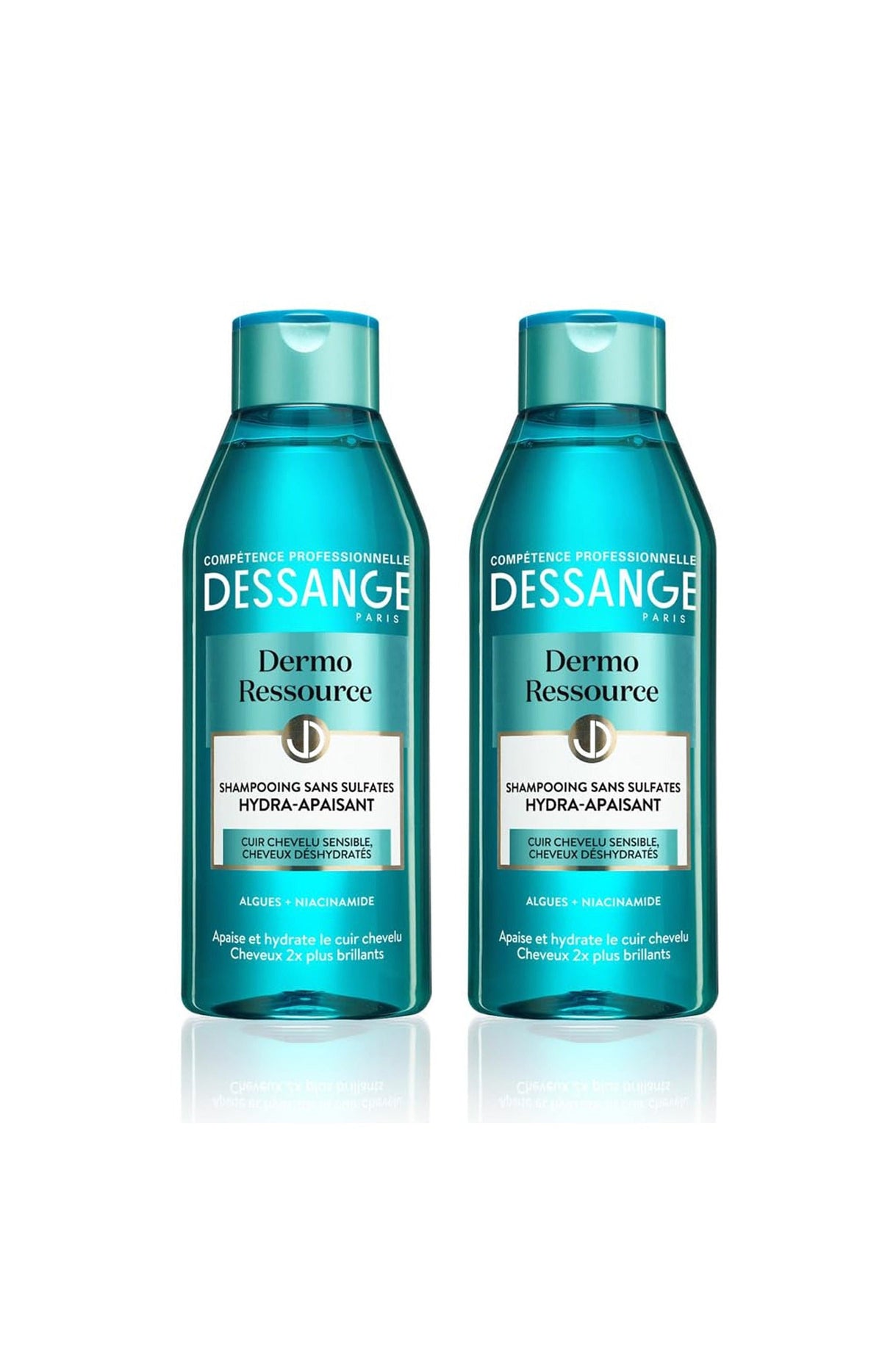 2 shampoings hydra-apaisants - Dermo Ressource - 280 ml