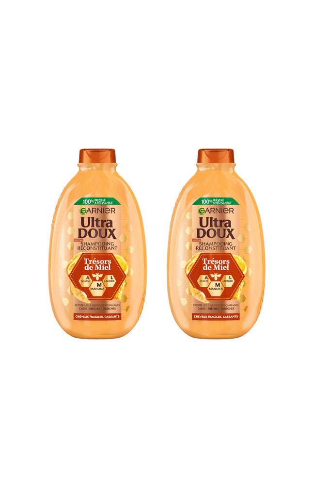2 shampoings reconstituants - Acacia & lavande - 600 ml