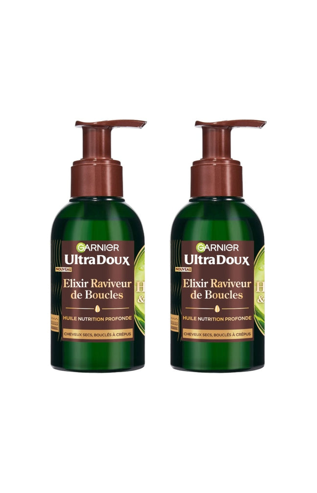 2 huiles nourrissantes - Élixir raviveur de boucles - 120 ml