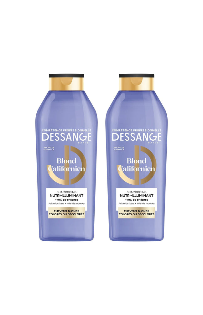 2 shampoings nutri-illuminants - Blond Californien - 280 ml