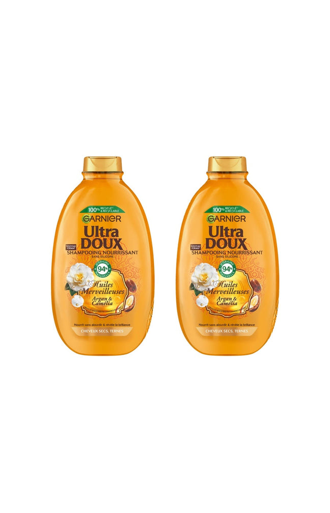 2 shampoings nourrissants - Argan & Camélia - 600 ml