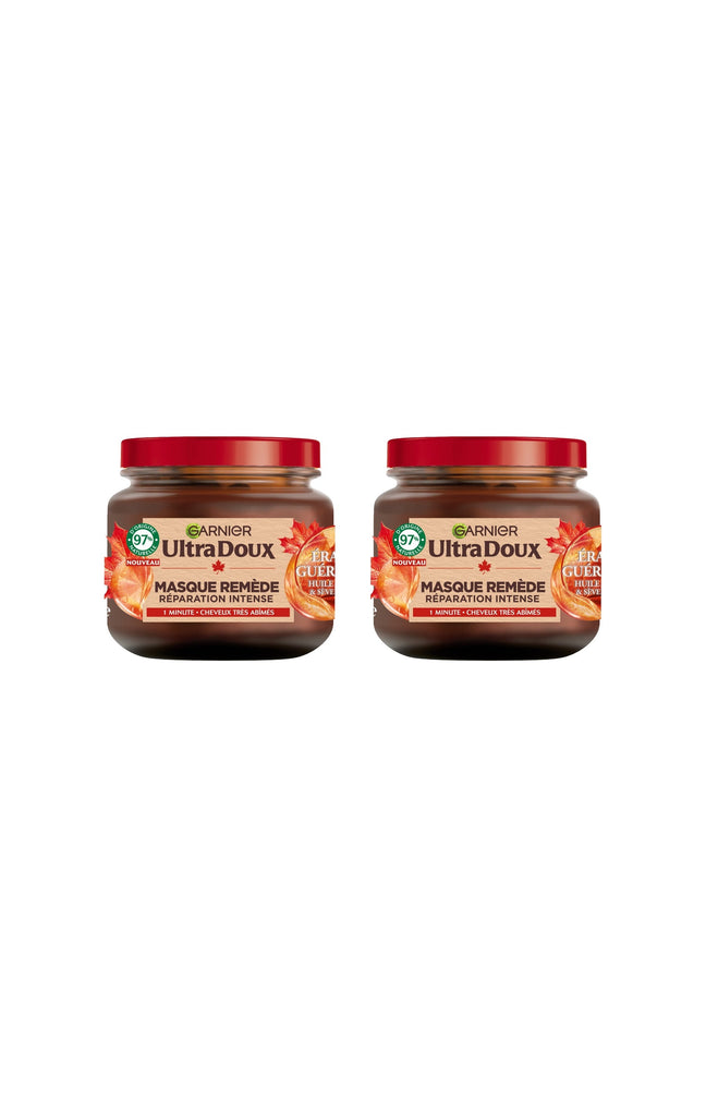 2 masques réparation intense - Cheveux très abîmés - 340 ml