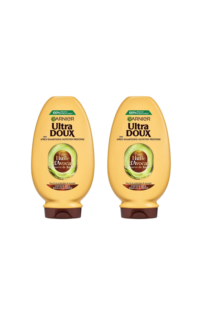 2 après-shampoings nutrition - Cheveux secs, bouclés à crépus - 250 ml