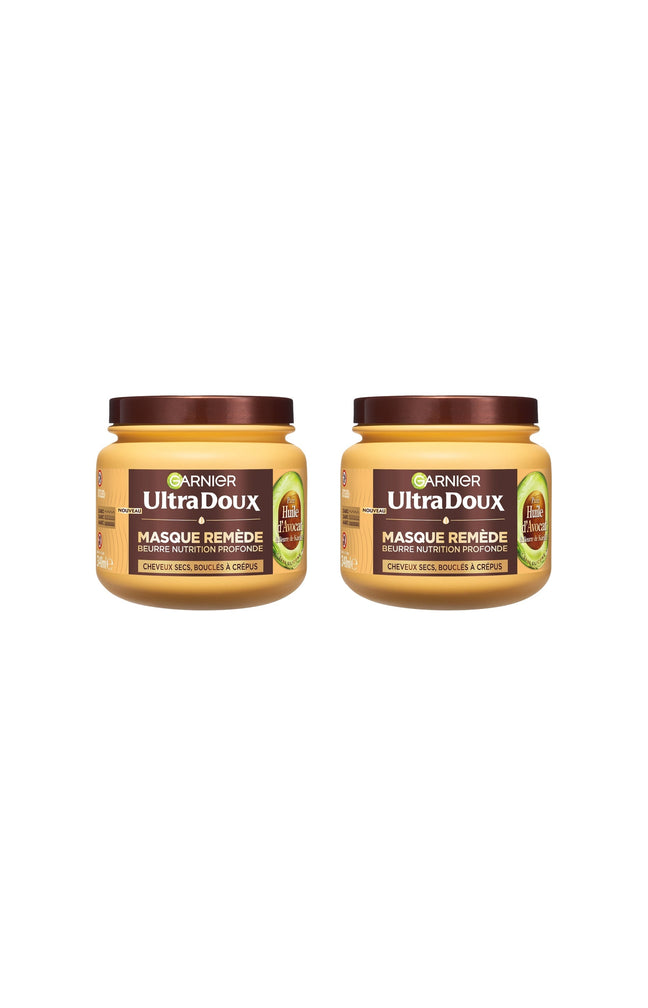 2 masques beurre nutrition - Cheveux secs, bouclés à crépus - 340 ml