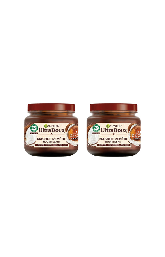 2 masques nourrissants - Cheveux secs à très secs - 340 ml