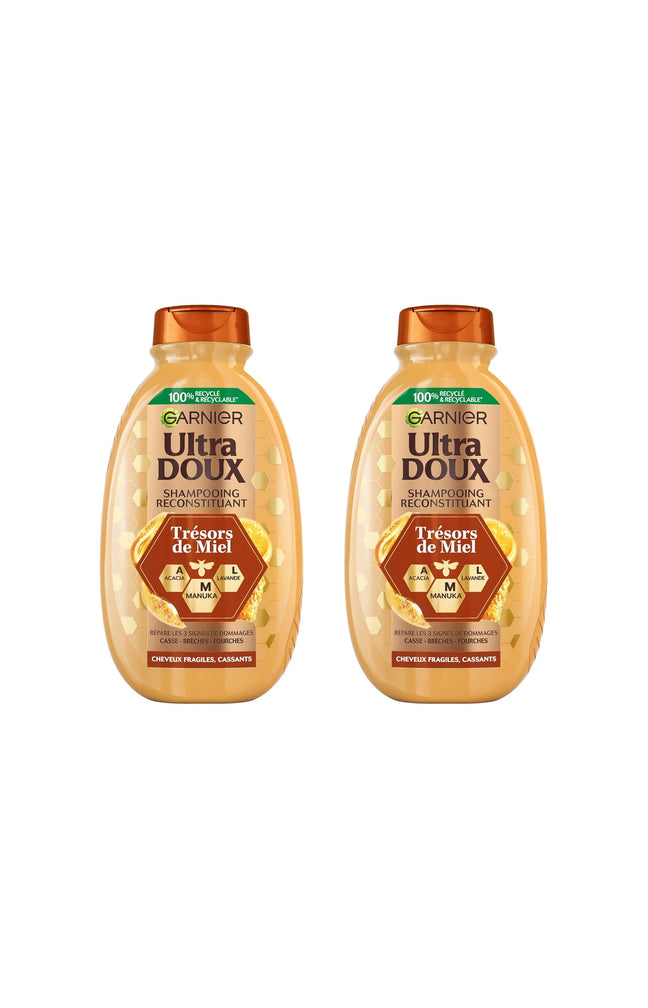 2 shampoings reconstituants - Cheveux fragiles & cassants - 300 ml